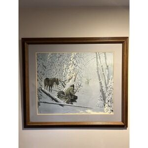 Jacob Pfieffer Seriograph Signed And Numbered 129/750 Double Matted And‎ Framed
